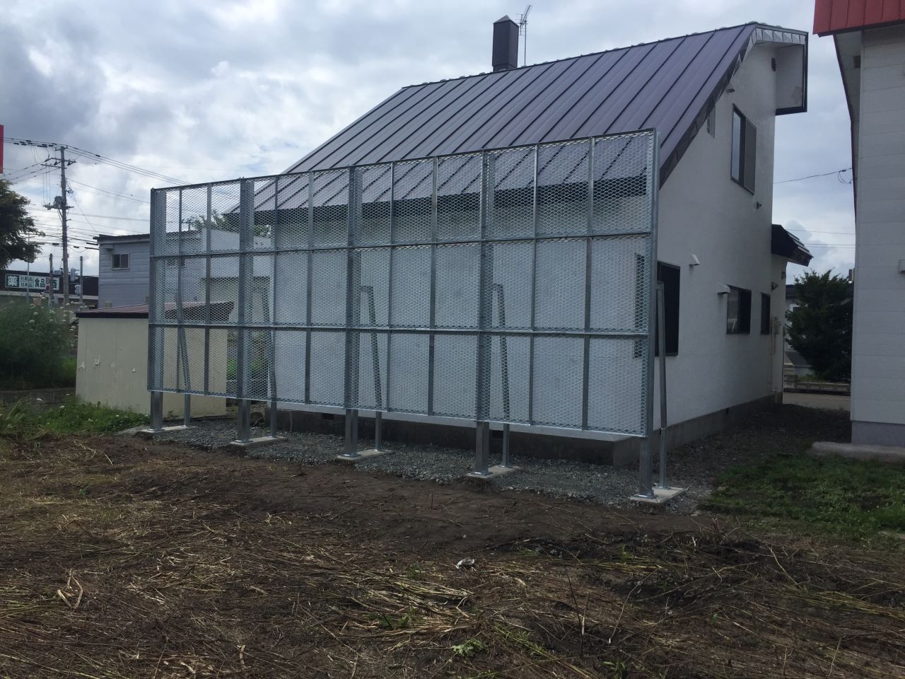雪止めフェンス（旭川市・N様）