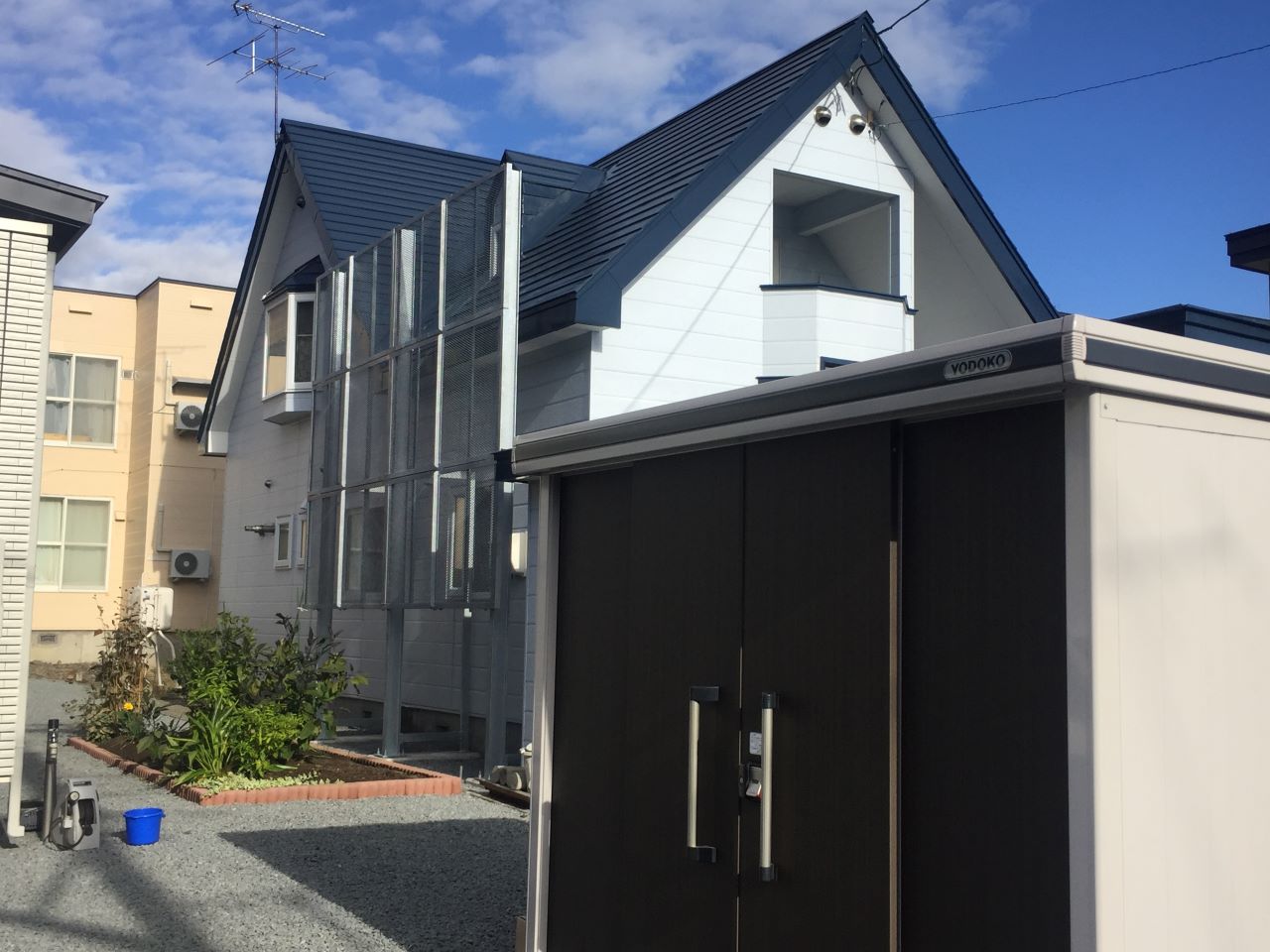 雪止めフェンス（旭川市・K様）