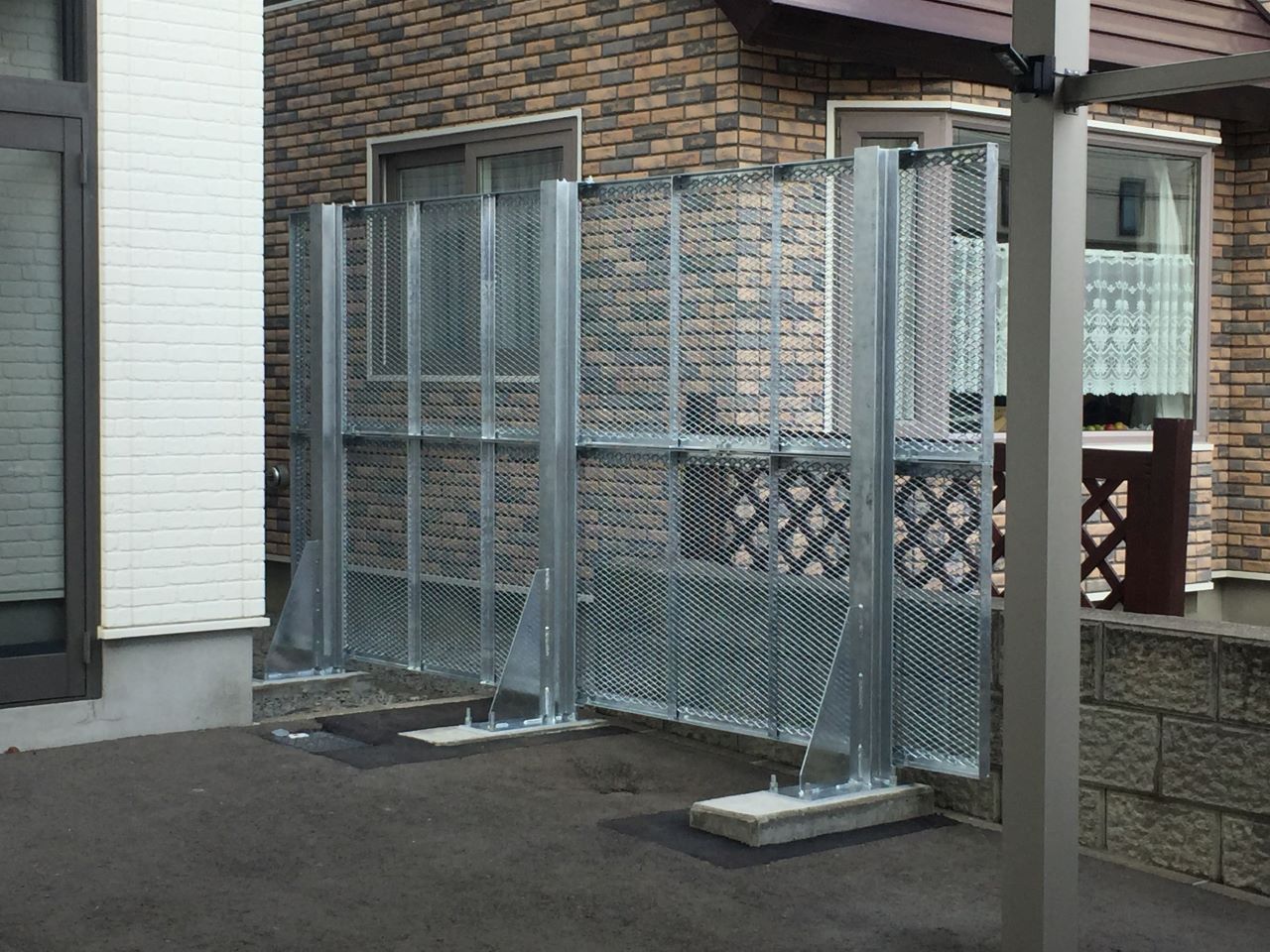 雪止めフェンス（旭川市・K様）