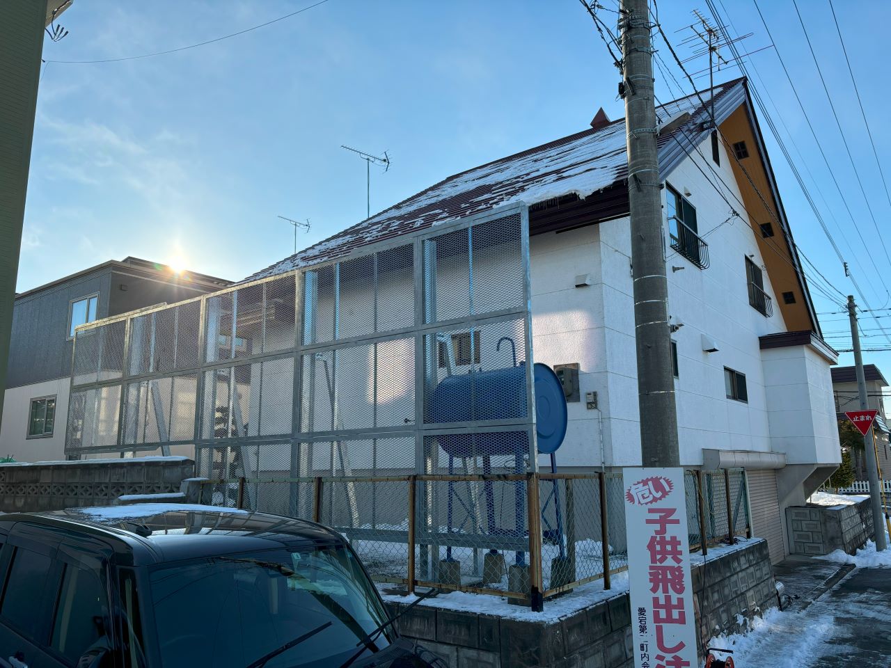 雪止めフェンス（旭川市・N様）